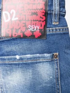 Dsquared2 Prix Préférentiel Jean Sailor à ourlet retroussé jeans slim homme 13 Dsquared2 jean Sailor à ourlet retroussé