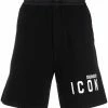 Dsquared2 short de sport Icon à logo imprimé