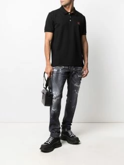 Dsquared2 polo à logo poitrine