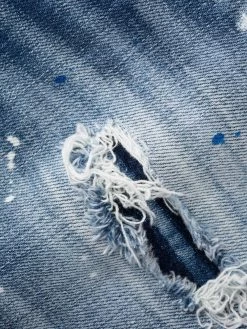 Dsquared2 jean slim à effet usé