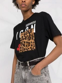 Dsquared2 t-shirt à logo imprimé