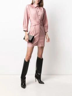 Dsquared2 robe-chemise à fronces