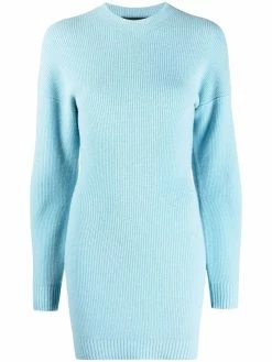 Dsquared2 robe en maille nervurée