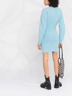 Dsquared2 robe en maille nervurée