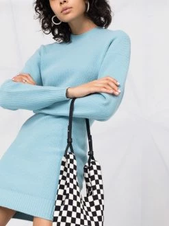 Dsquared2 robe en maille nervurée