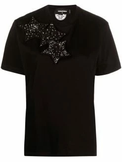 Dsquared2 t-shirt à perles brodées