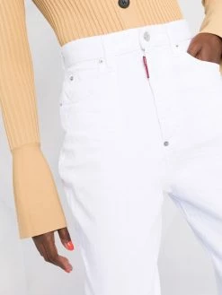 Dsquared2 jean cigarette à taille haute