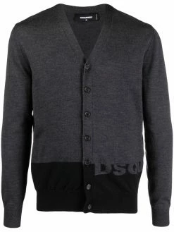 Dsquared2 cardigan à logo imprimé