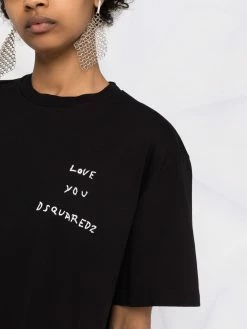 Dsquared2 t-shirt à logo brodé