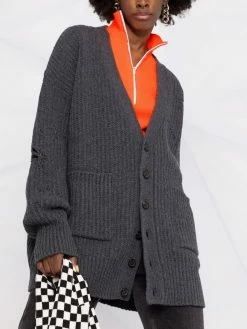 Dsquared2 cardigan à effet usé