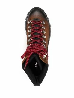 Dsquared2 bottines en cuir à lacets