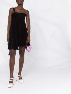 Dsquared2 robe asymétrique plissée