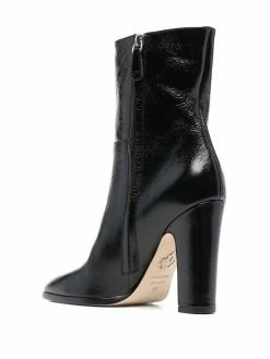 Dsquared2 bottines en cuir à plaque logo