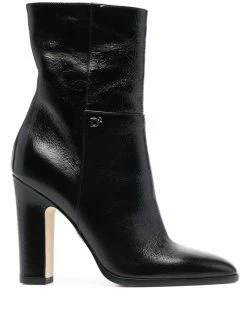Dsquared2 bottines en cuir à plaque logo