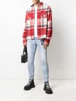 Dsquared2 jean skinny à effet délavé