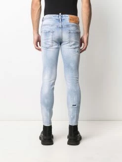 Dsquared2 jean skinny à effet délavé