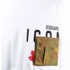 Dsquared2 hoodie Icon à poches cargo