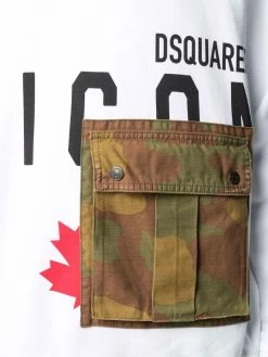 Dsquared2 hoodie Icon à poches cargo
