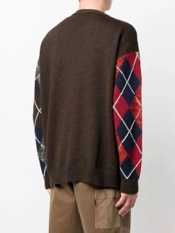 Dsquared2 cardigan à losanges