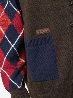 Dsquared2 cardigan à losanges