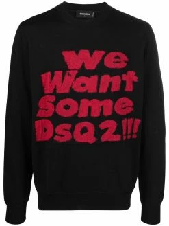 Dsquared2 pull à imprimé We Want Some Dsq2!!!