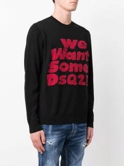 Dsquared2 pull à imprimé We Want Some Dsq2!!!