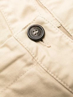 Dsquared2 pantalon chino droit à plaque logo