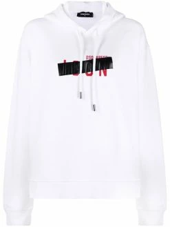 Dsquared2 hoodie à logo imprimé