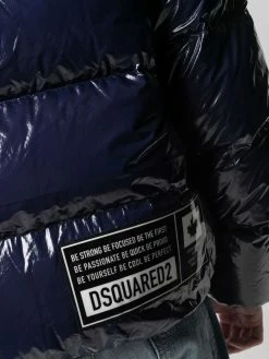 Dsquared2 doudoune à effet de brillance