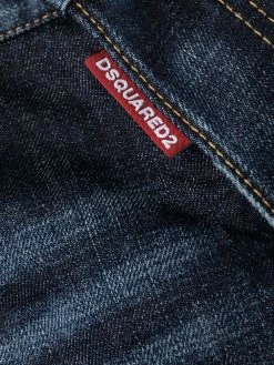 Dsquared2 jean droit court
