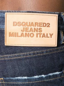 Dsquared2 jean droit court