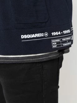 Dsquared2 cardigan à logo imprimé