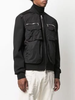 Dsquared2 Veste bomber à poches plaquées Prix Gelé vestes bomber homme 9 Dsquared2 veste bomber à poches plaquées