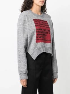 Dsquared2 pull à slogan imprimé