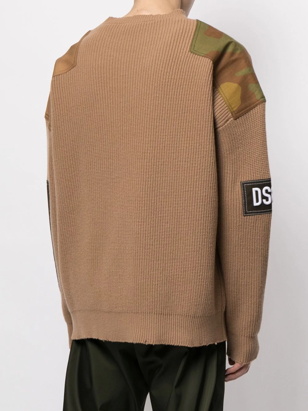 Dsquared2 Pull à détail de patch Rabais pulls homme 6 Dsquared2 pull à détail de patch