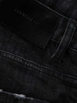 Dsquared2 Rabais Jean cigarette à effet usé jeans fuselés homme 15 Dsquared2 jean cigarette à effet usé
