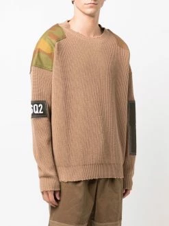 Dsquared2 pull à détail de patch