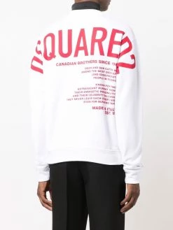 Dsquared2 Prix Ourlé Sweat à motif feuille d'érable sweats homme 10 Dsquared2 sweat à motif feuille d'érable