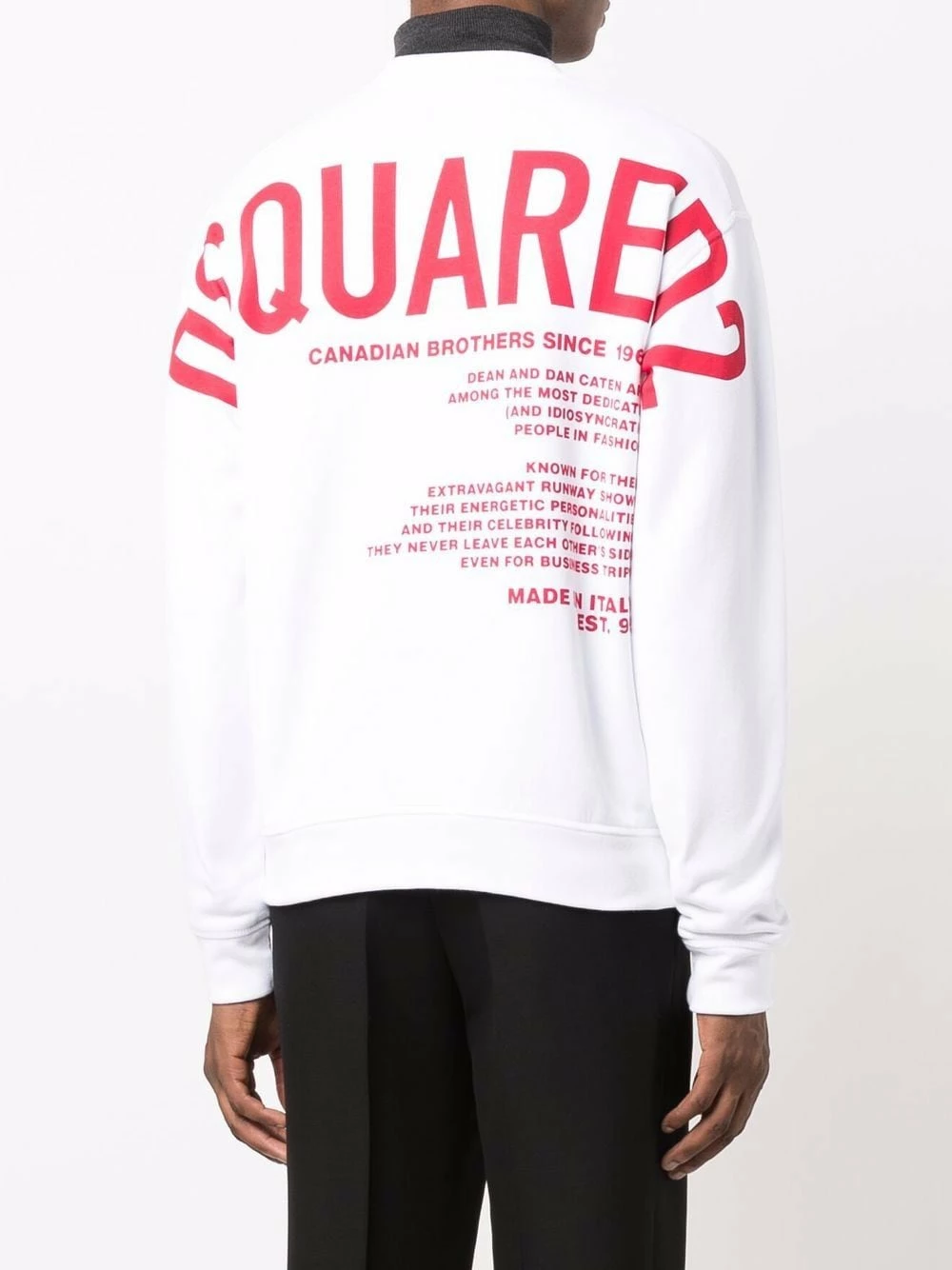 Dsquared2 Prix Ourlé Sweat à motif feuille d'érable sweats homme 6 Dsquared2 sweat à motif feuille d'érable