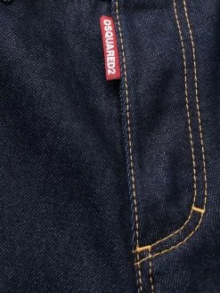 Dsquared2 jean court à ourlet retroussé