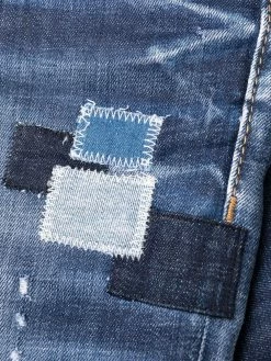 Dsquared2 jean à effet délavé