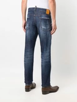 Dsquared2 jean à effet délavé