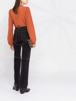 Dsquared2 blouse à manches bouffantes