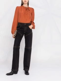 Dsquared2 blouse à manches bouffantes