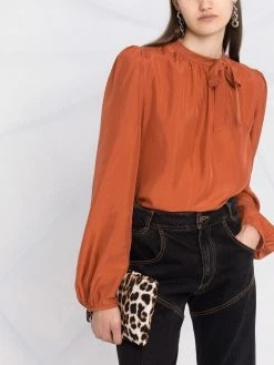 Dsquared2 blouse à manches bouffantes