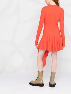 Dsquared2 robe asymétrique à manches longues