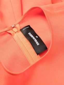 Dsquared2 robe asymétrique à manches longues