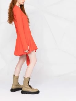 Dsquared2 robe asymétrique à manches longues