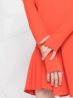 Dsquared2 robe asymétrique à manches longues