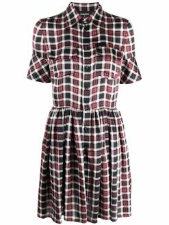 Dsquared2 robe-chemise à carreaux